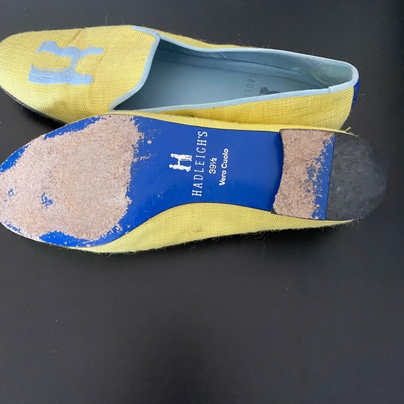 Hadleigh’s woman’s linen loafers size 39.5 - Picture 2 of 3